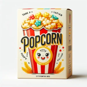 Custom popcorn Boxes