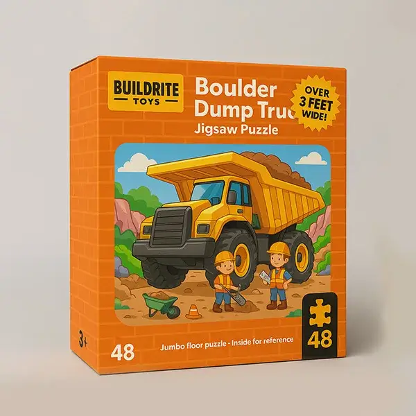 Custom Construction Toys Packaging Boxes