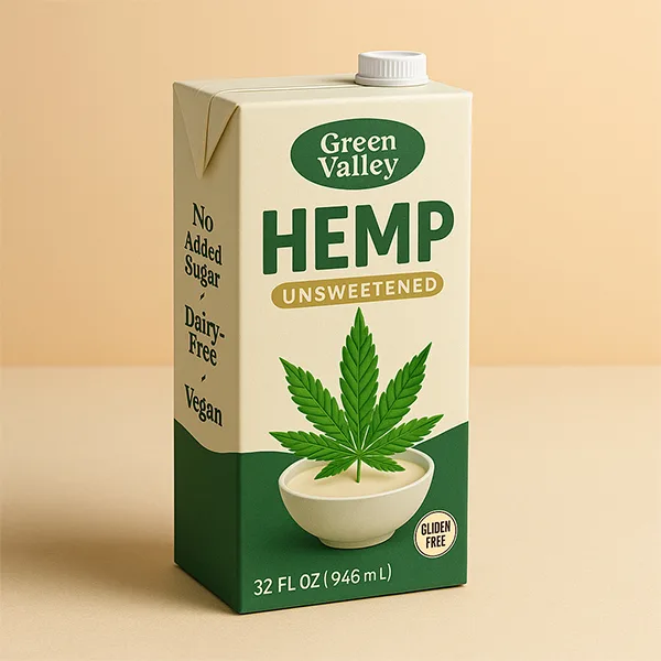 Custom Hemp Milk Boxes