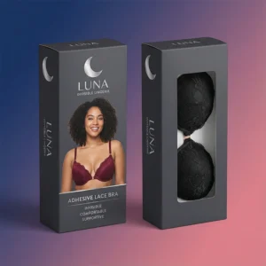 Premium custom printed bra packaging boxes with elegant dividers and luxury soft-touch lamination.