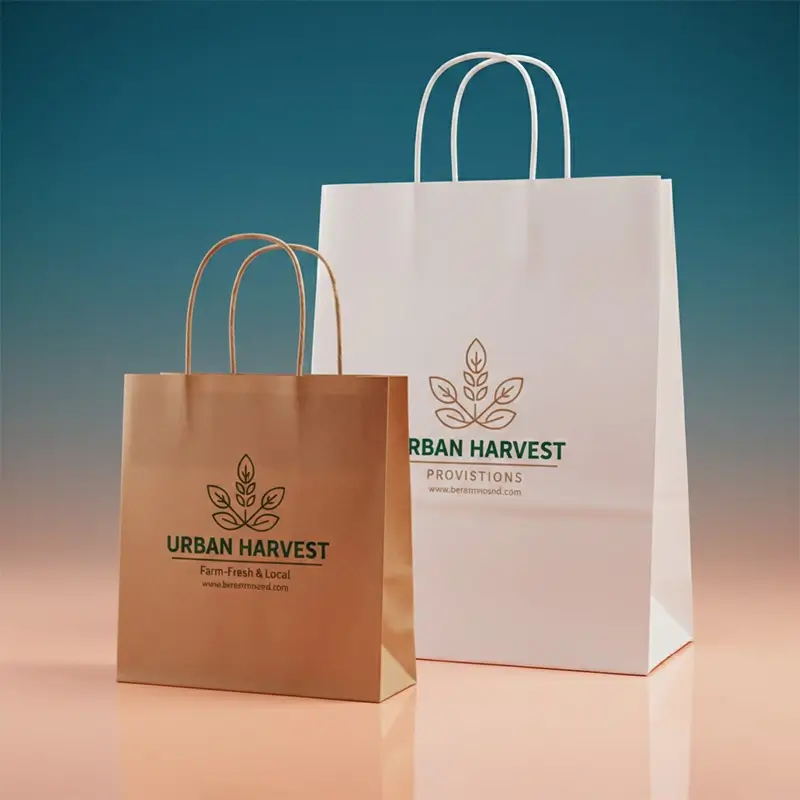 Custom Paper Bags with Handles