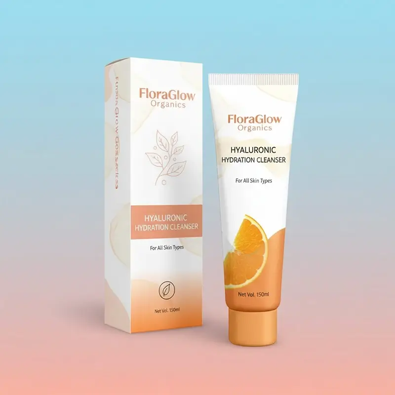 Custom Face Cleanser Packaging Boxes