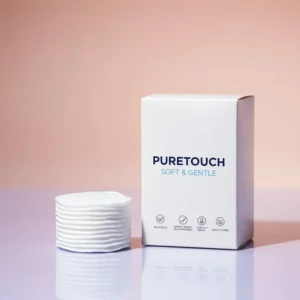 Custom printed cleansing cotton packaging boxes with dispenser design for skincare and beauty brands in the UK