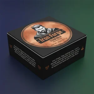 Custom printed hair styling gel packaging boxes with premium matte finish and brand logo.