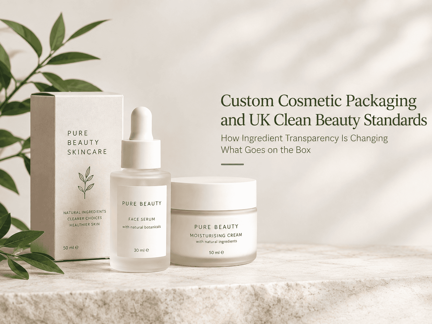 Custom Cosmetic Packaging and UK Clean Beauty Standards: How Ingredient Transparency Is Changing What Goes on the Box