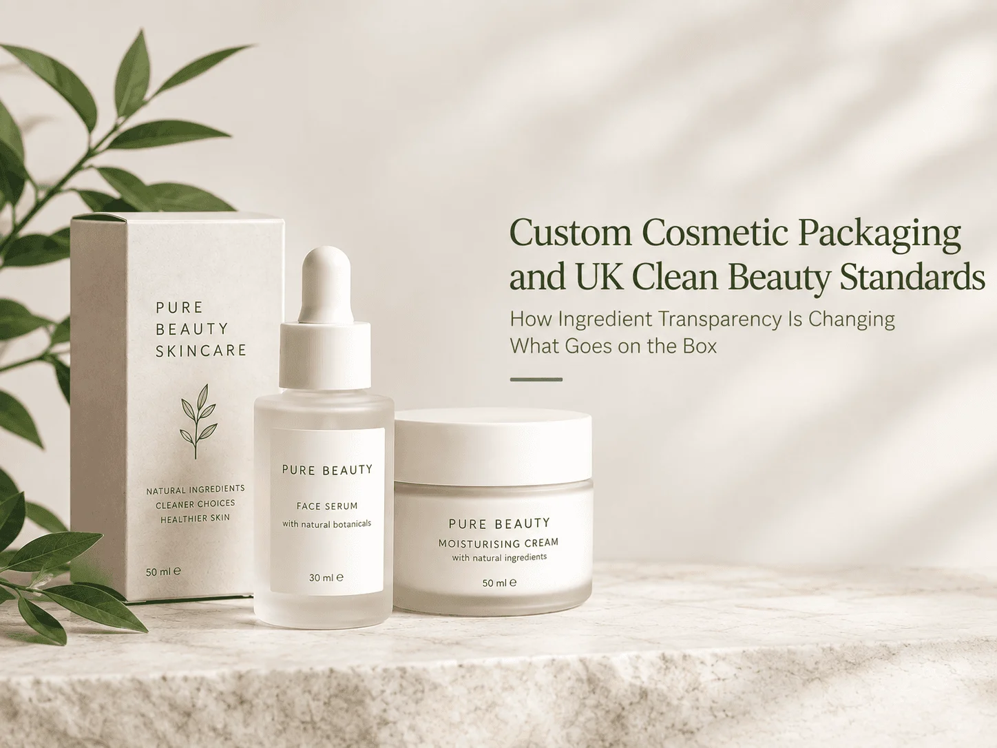 Custom Cosmetic Packaging and UK Clean Beauty Standards: How Ingredient Transparency Is Changing What Goes on the Box
